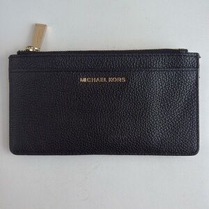 Michael Kors Pebbled Leather Zip Wallet